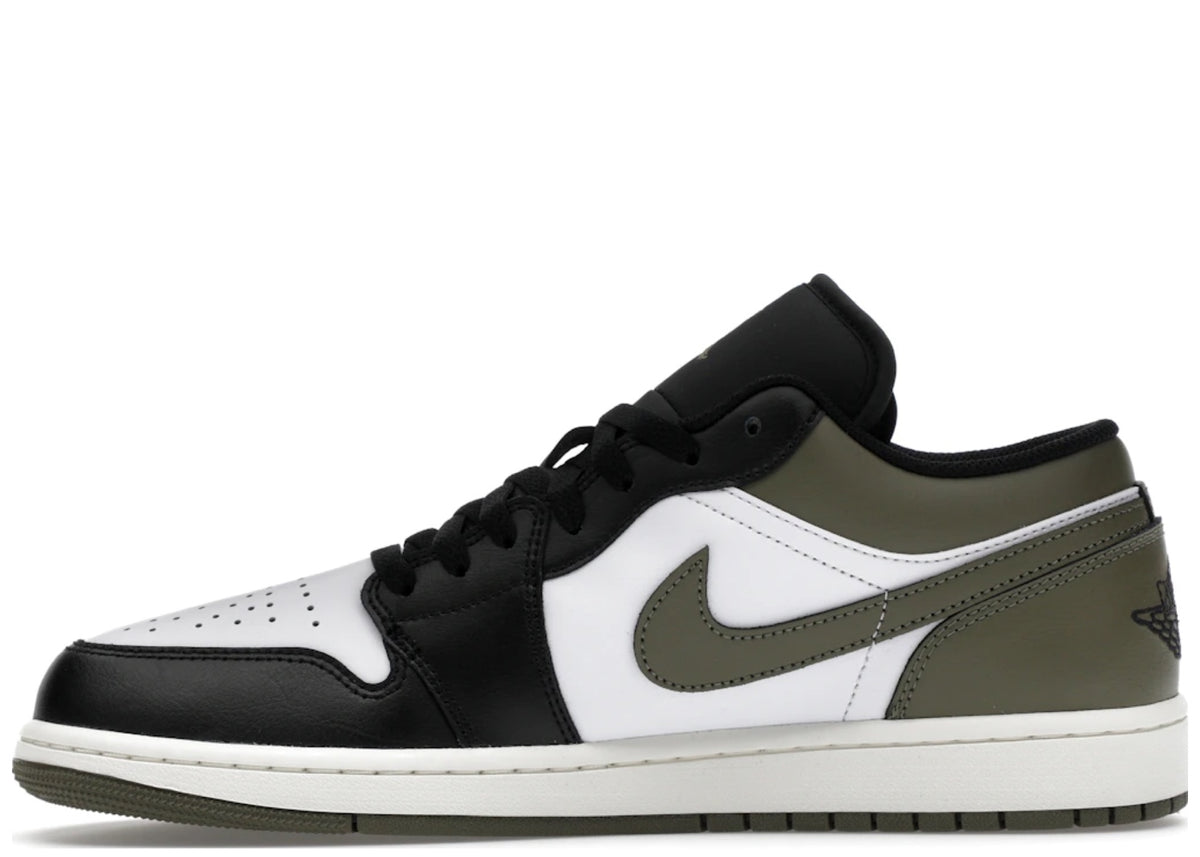 Jordan 1 Low Black Toe Medium Olive