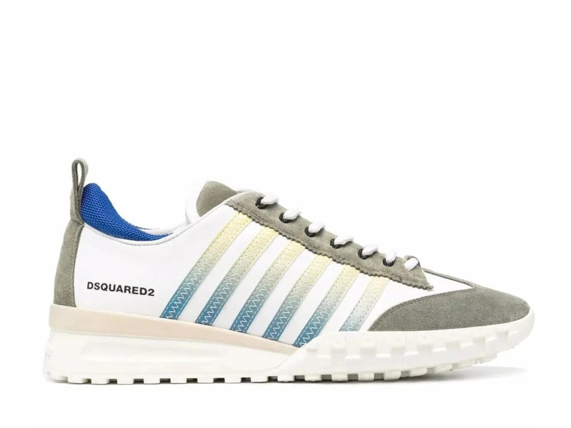Dsquared2 Stripe Legend Sneakers White Fade
