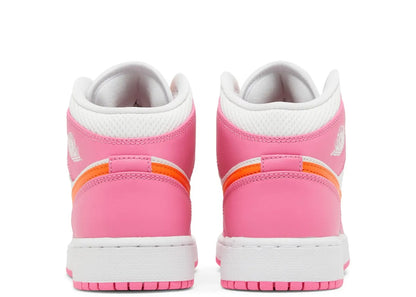 Jordan 1 Mid Pinksicle Safety Orange (GS)