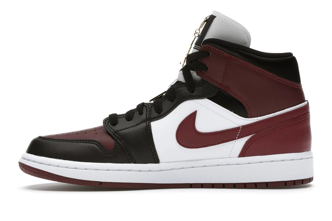 Jordan 1 Mid SE Black Dark Beetroot (Women's)