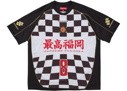 Supreme Checkerboard Soccer Jersey Black