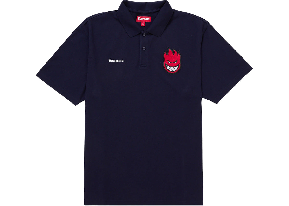 Supreme Spitfire Polo Shirt Navy