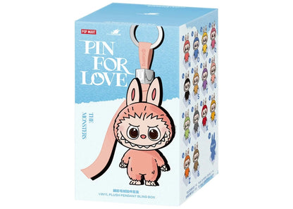 Pop Mart Labubu The Monsters Pin for Love Series "N" Vinyl Plush Pendant