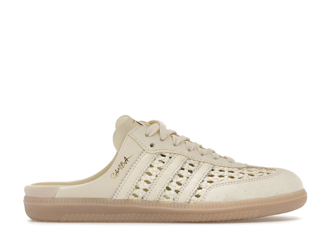adidas Samba Mule Woven Basketweave Cream White (Women's)