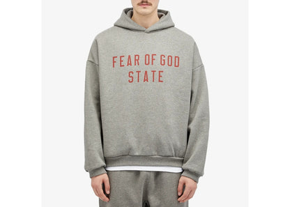Fear of God Essentials Fleece II Hoodie Dark Heather Grey