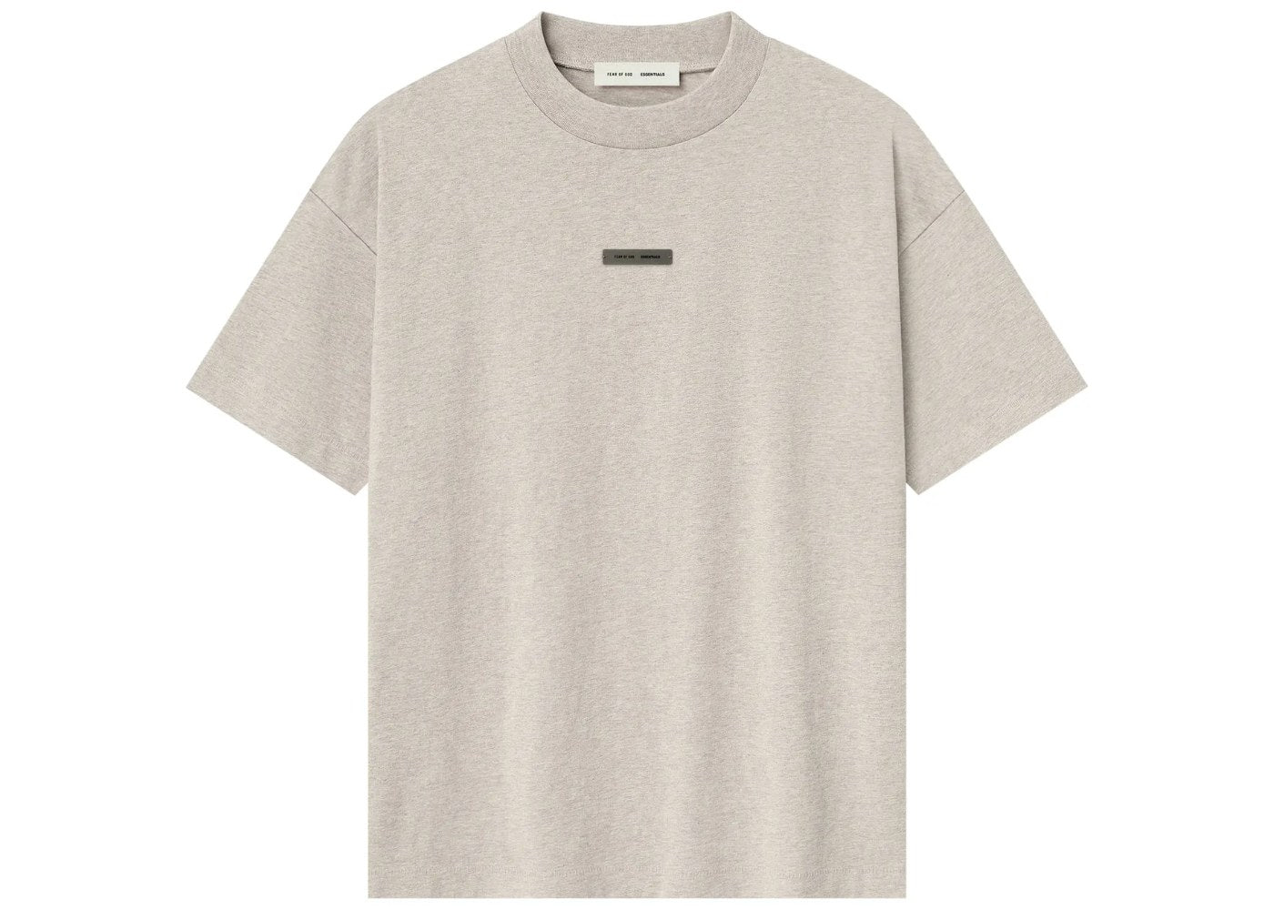 Fear of God Essentials Classic Short Sleeve T-Shirt Heather Stone Grey