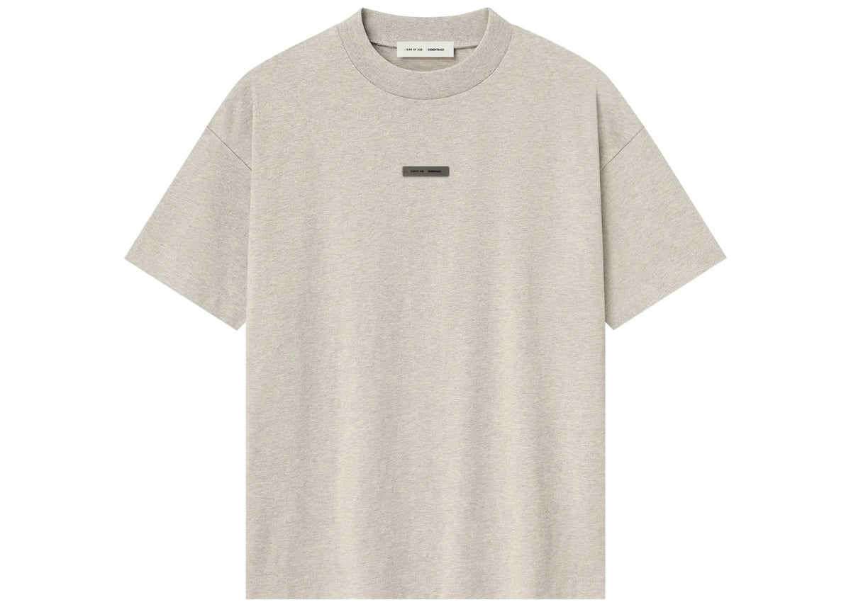 Fear of God Essentials Classic Short Sleeve T-Shirt Heather Stone Grey