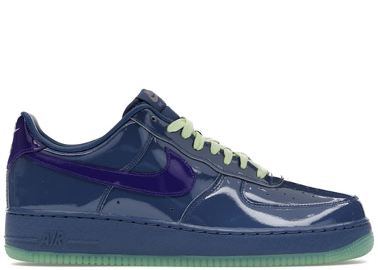 Nike Air Force 1 Low Patent Leather Mystic Navy Grape Ice