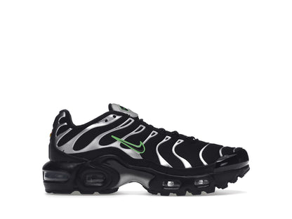 Nike Air Max Plus Black Green Strike Metallic Silver (GS)