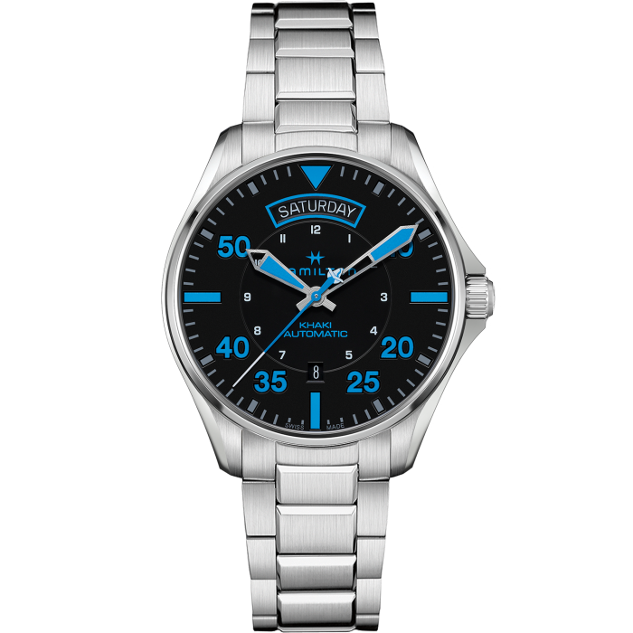Hamilton Khaki Aviation Pilot Day-Date - Air Zermatt Auto | H64625131