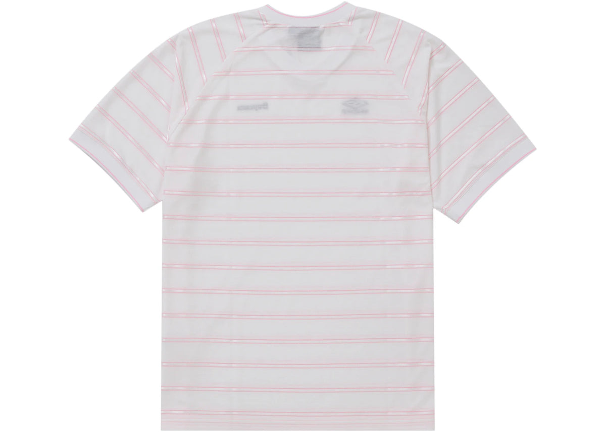 Supreme Umbro Stripe Soccer Jersey White