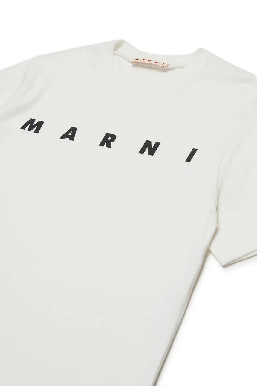 Marni MT135U Logo T-shirt White 