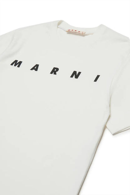 Marni MT135U Logo T-shirt White 