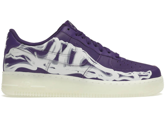 Nike Air Force 1 Low Purple Skeleton Halloween
