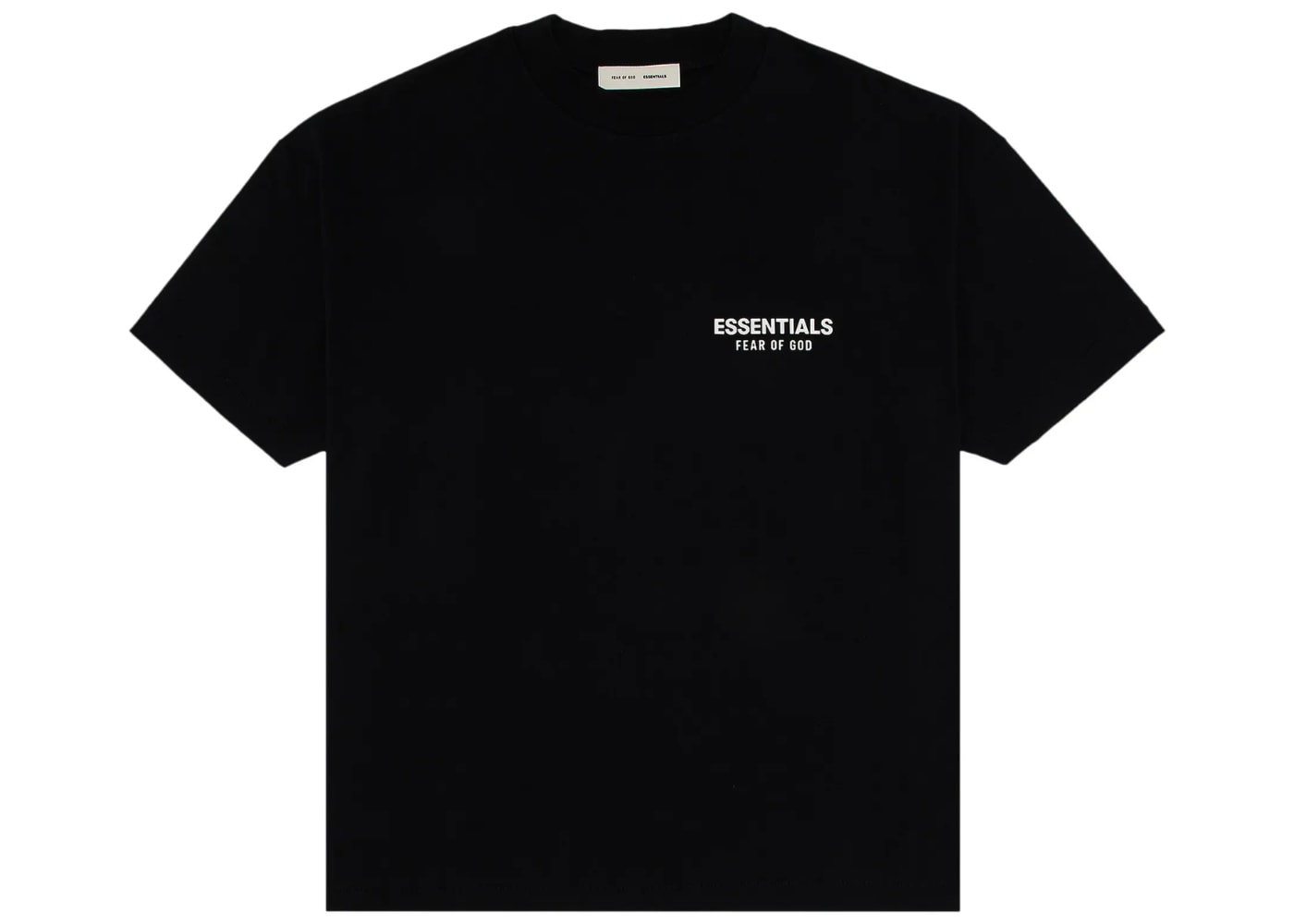 Fear of God Essentials Classic Short Sleeve T-Shirt Jet Black