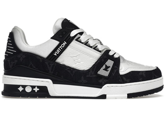 Louis Vuitton LV Trainer Denim Monogram Black
