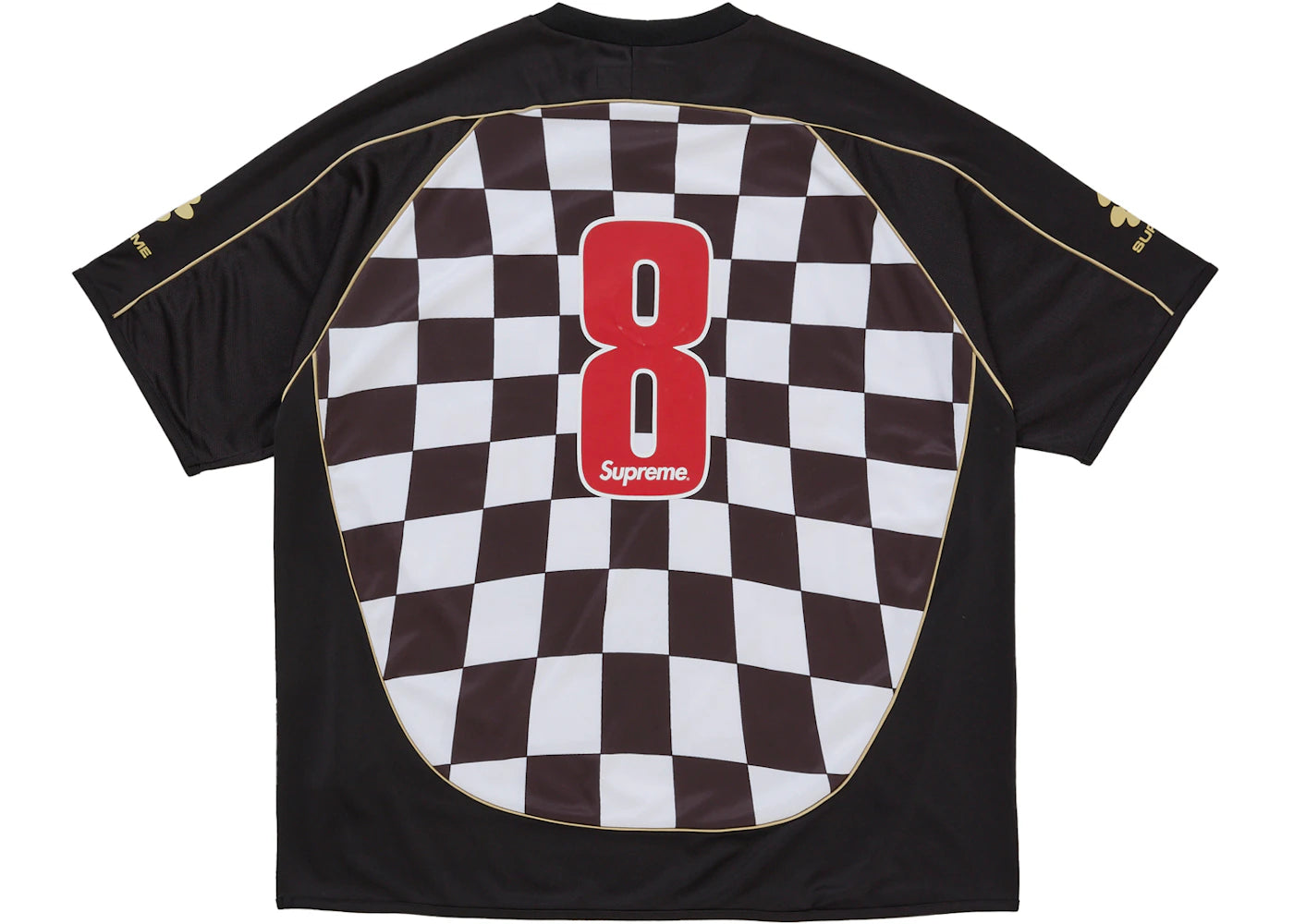 Supreme Checkerboard Soccer Jersey Black