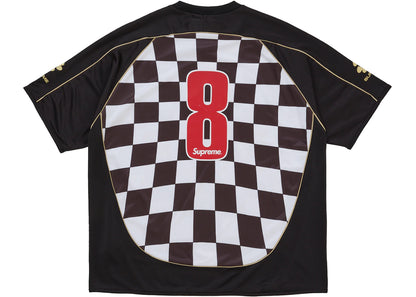 Supreme Checkerboard Soccer Jersey Black