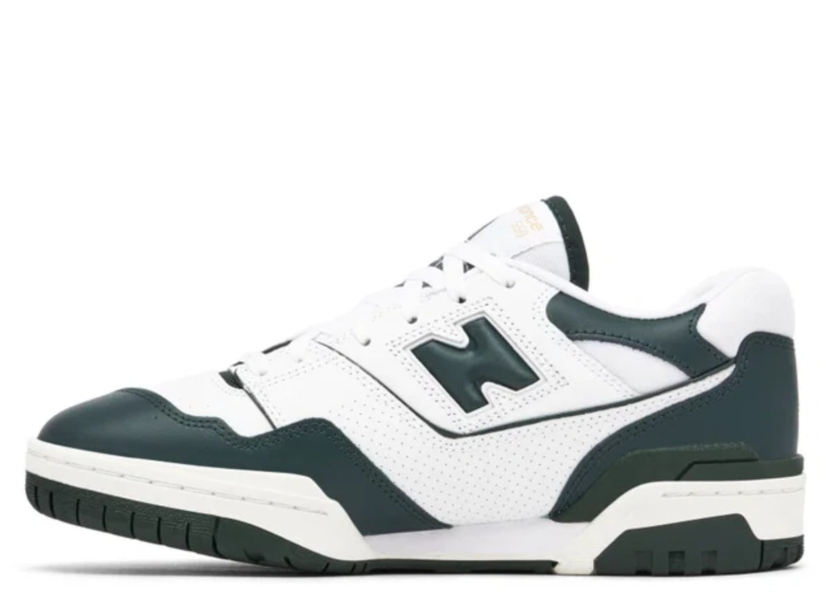 New Balance 550 White Dark Green