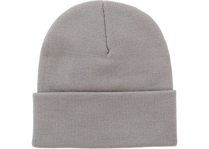 Supreme Crest Beanie Grey