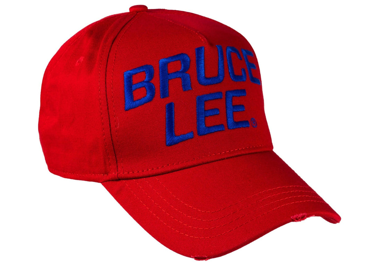 Dsquared2 Bruce Lee Embroidered Baseball Cap Red