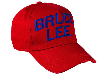 Dsquared2 Bruce Lee Embroidered Baseball Cap Red