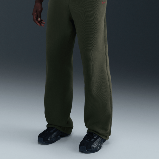 Nike Nocta Fleece Pant Khaki Red