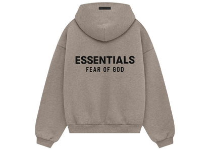 Fear of God Essentials Fleece Hoodie (FW24) Heather Gray