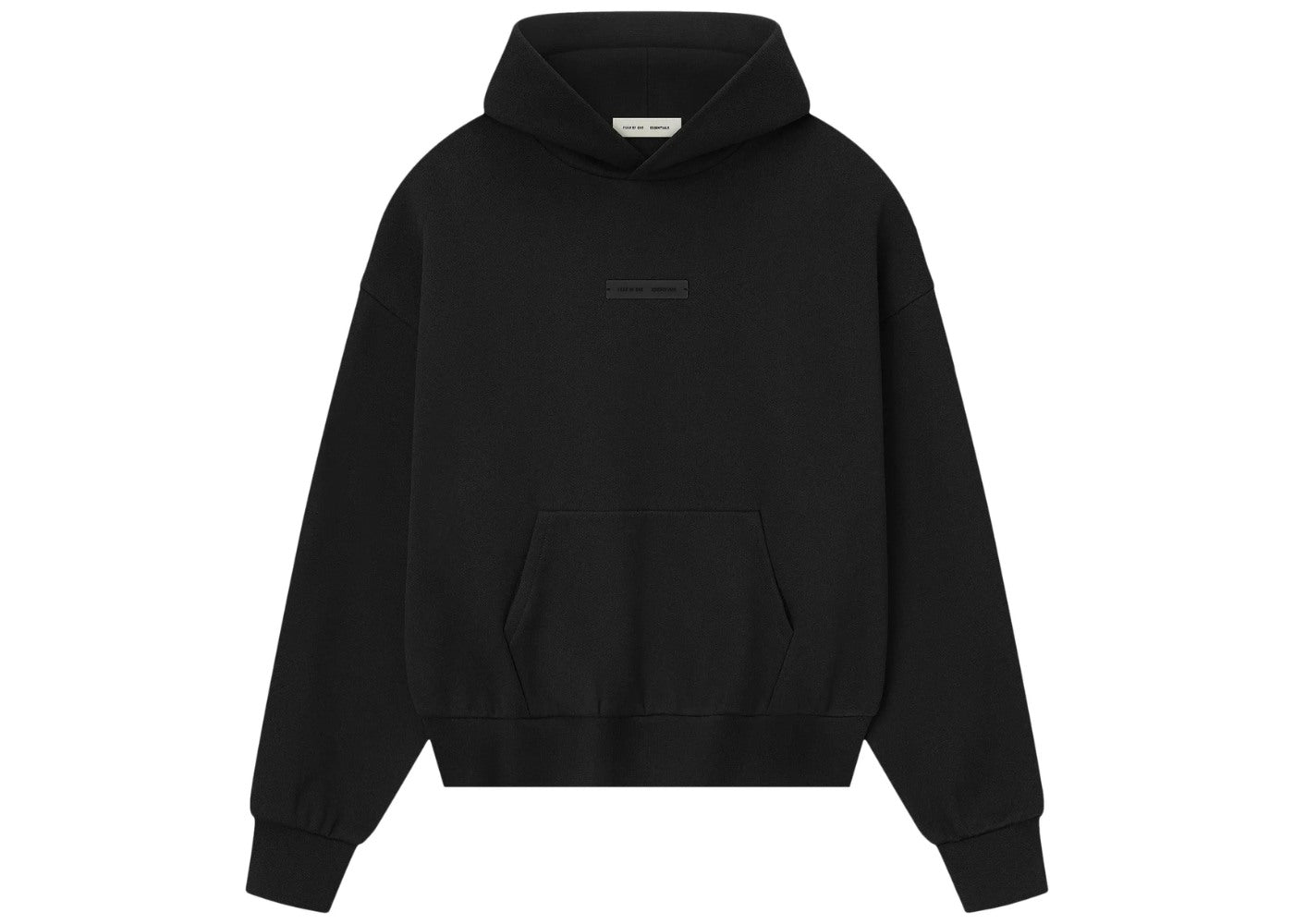 Fear of God Essentials Classic Fleece Hoodie Jet Black