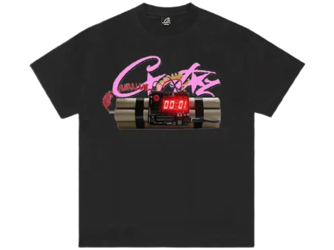 Corteiz No Time 4 Luv Tee Black