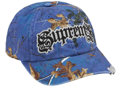 Supreme Bottle Opener 6-Panel Hat Cap Realtree Xtra Royal Blue Camouflage