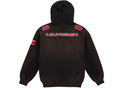 Supreme Football Jersey Hooded Sweatshirt Black