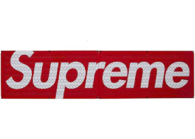 Supreme Wall Control Pegboard Panel (Set of 2) Red