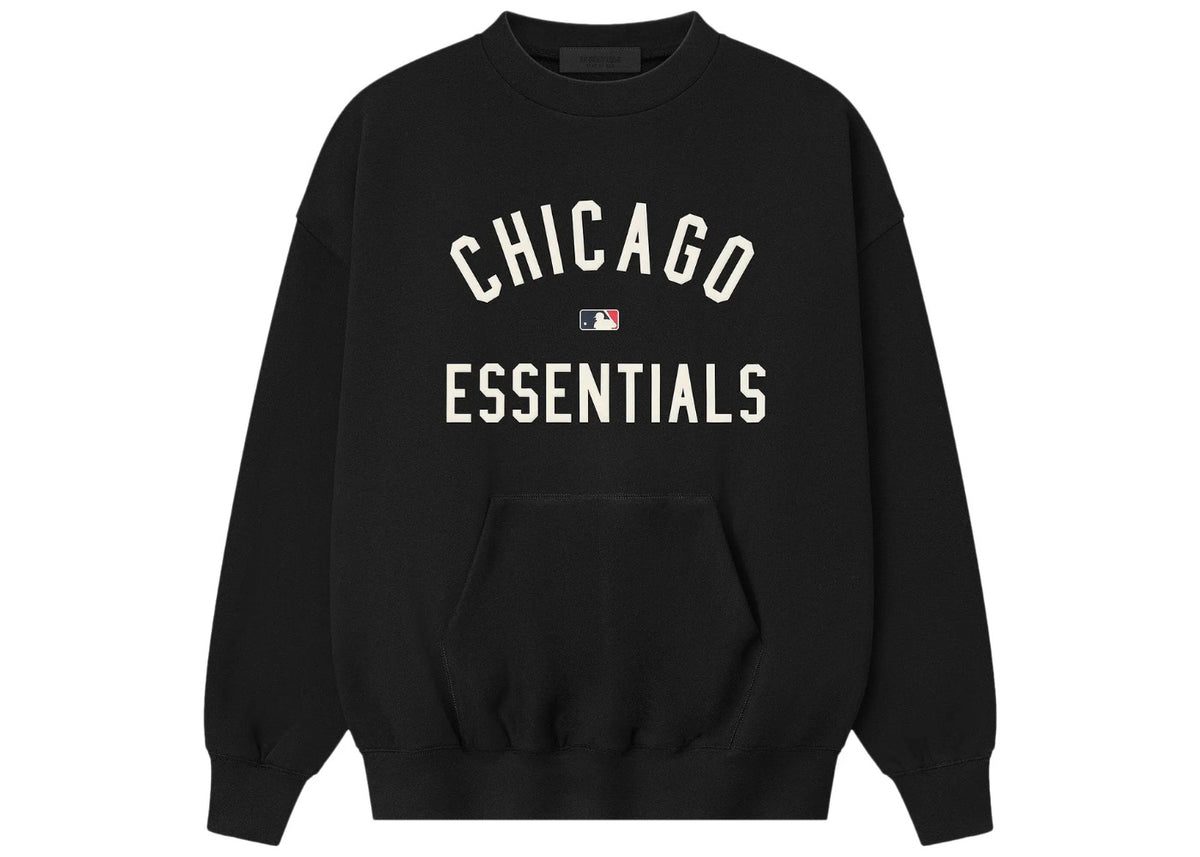 Fear of God Essentials White Sox Sport Crewneck Sweatshirt Vintage Black
