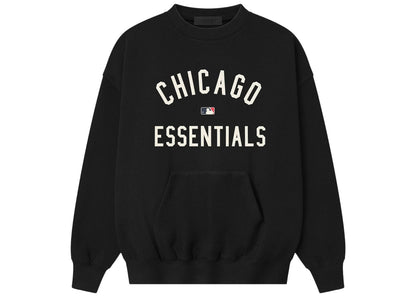Fear of God Essentials White Sox Sport Crewneck Sweatshirt Vintage Black