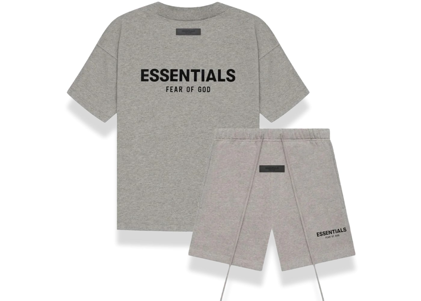 Fear of God Essentials Dark Oatmeal Grey Summer Set