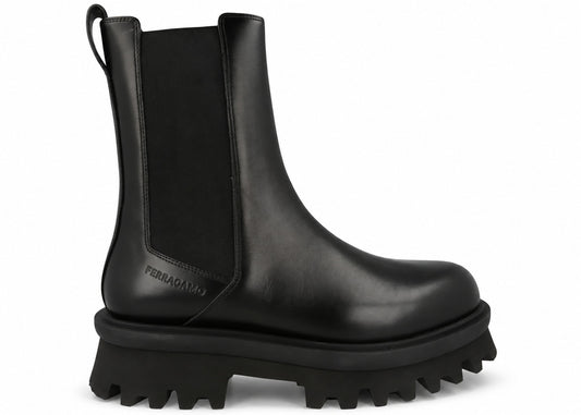 Ferragamo Flash Chelsea Boots Black