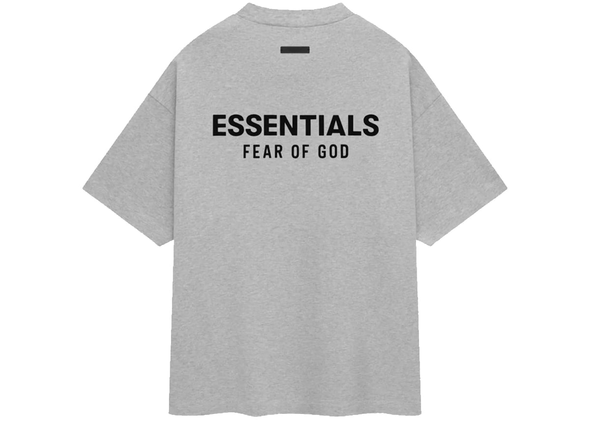 Fear of God Essentials Jersey Crewneck T-Shirt Light Heather Gray