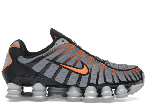 Nike Shox TL Light Smoke Grey Black Bright Mandarin