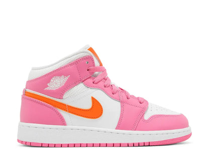 Jordan 1 Mid Pinksicle Safety Orange (GS)