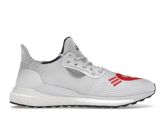 adidas Ultra Boost Solar Hu Glide Pharrell Williams Human Made White Red
