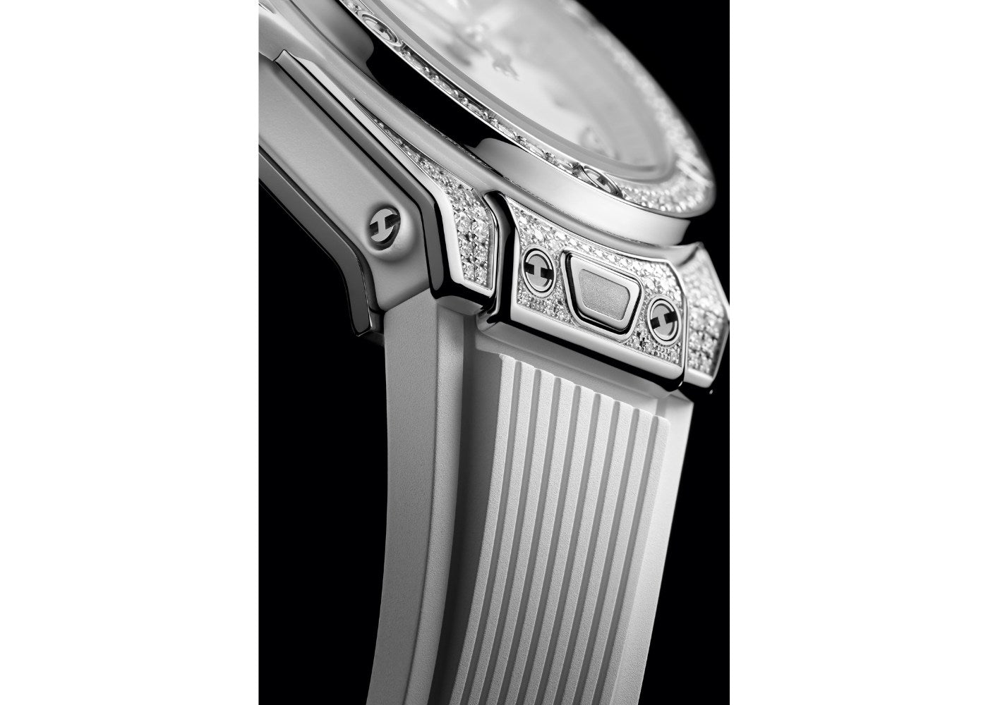 Hublot Big Bang One Click Steel White Pavé 33mm | 485.SE.2010.RW.1604