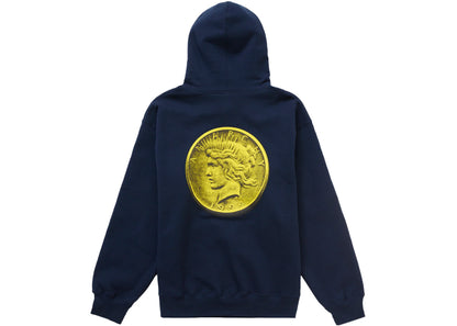 Supreme Anarchy Hooded Sweatshirt Blue Navy