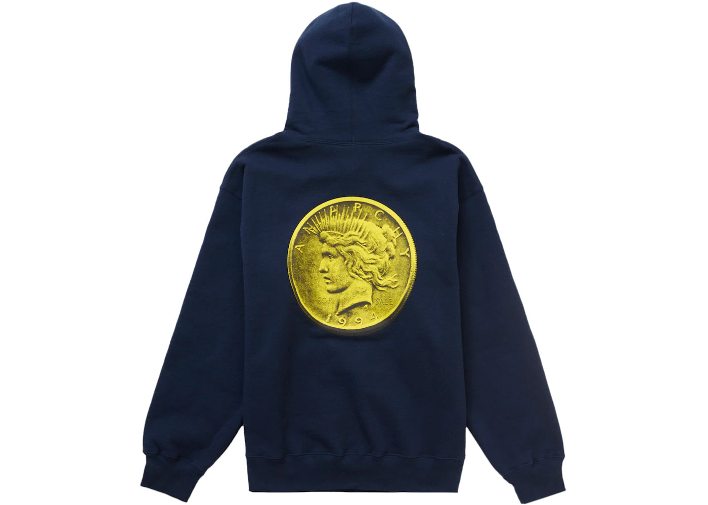 Supreme Anarchy Hooded Sweatshirt Navy