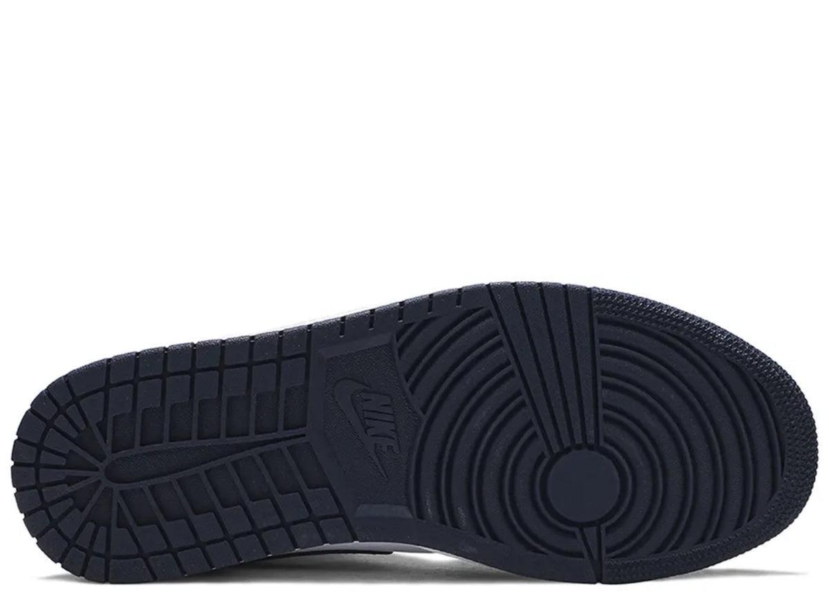 Jordan 1 Mid White Metallic Gold Obsidian