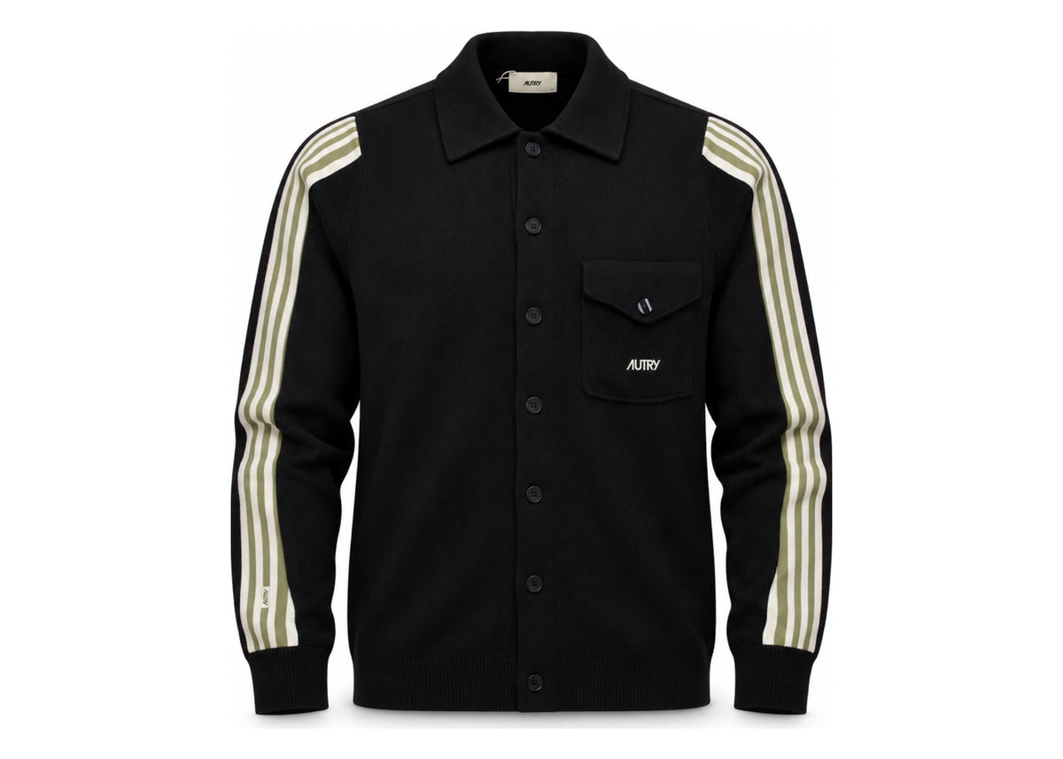 AUTRY KNITTED VISCOSE SHIRT JACKET MAN