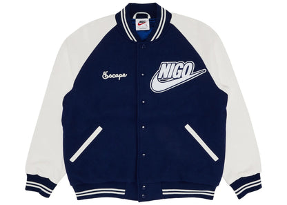 Nike Nigo NRG Varsity Jacket Navy