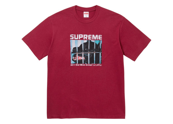 Supreme Growl Tee 'Cardinal'