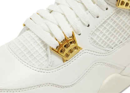 Air Jordan 4 Retro Sail Metallic Gold (Womens)
