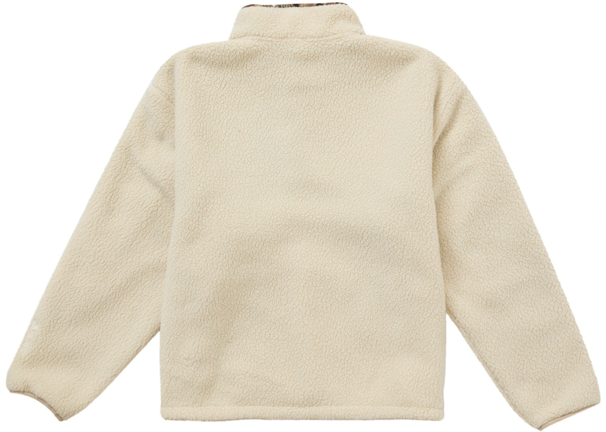 Supreme Polartec Shearling Reversible Pullover (FW24) TrueTimber HTC Fall Camo